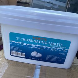 22lb 3” Swimming Pool Chlorinating Tablets Chlorine Tablets Tabs