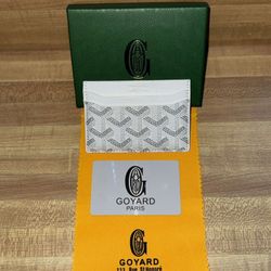 White Goyard Wallet