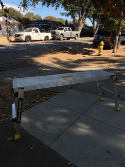 Gorilla Ladders 4 ft. Aluminum Work Platform Step Ladder– $60 OBO
