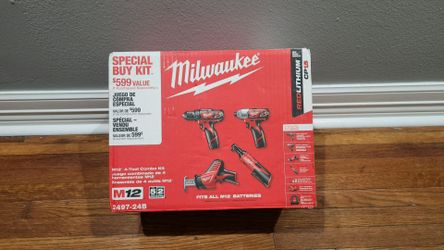 Milwaukee M12 4-tool combo