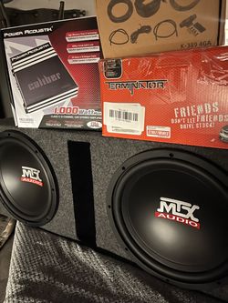 MTX 12” Dual subwoofers 🔊 package.