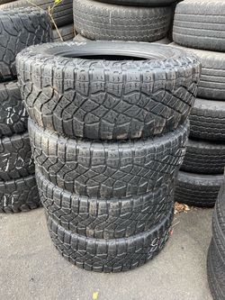 LT275/65R18 Goodyear 275/65/18 LT set of used tires in great condition 350$ for 4 tire plus tax. Installation available but not included. Wheel align