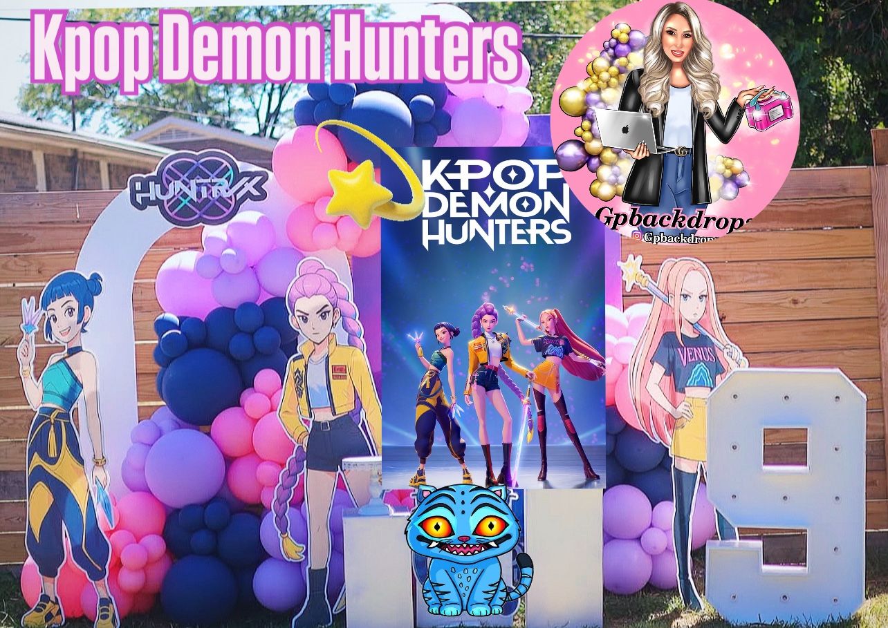 Kpop Demon Hunters Backdrop