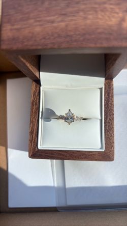 Pear Cut Gold Ring
