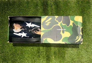 A Bathing Ape Bapesta Sneakers with Box