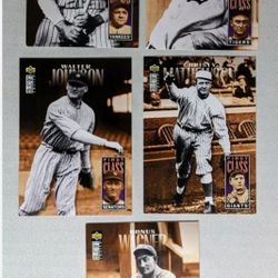 1996 Collectors Choice Babe Ruth Ty Cobb Baseball Card