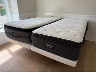 Split King Adjustable Bed w/ Beautyrest Mattresses - Originally $9,000