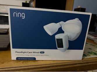 Ring flood light pro 2nd gen new open box (never Installed)
