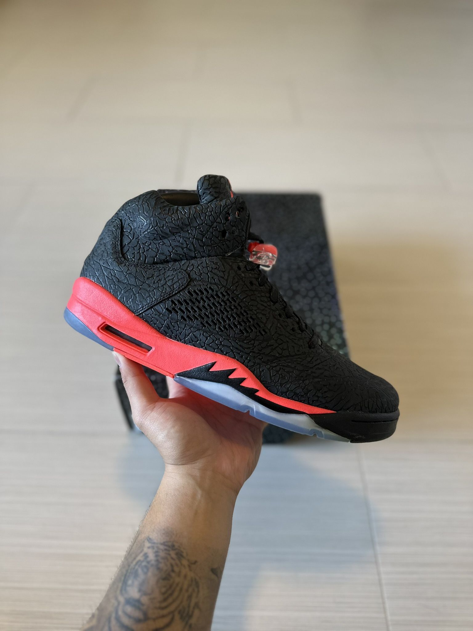 Nike Air Jordan Retro 5 3lab5 Infrared Size 11