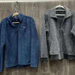 2 Patagonia Los Gatos Fleece Sweater S and M