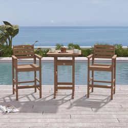 🔥 Adirondack Outdoor Bar Set – 2 Chairs & 1 Table | All-Weather HDPE | Brand New | Wholesale & Retail