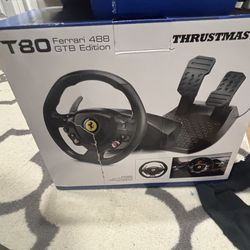 Thrust master t80 steering wheel ps4/ps5/pc
