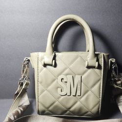 Steve Madden Quilted Tan Handbag