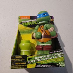 Teenage Mutant Ninja Turtule Leonardo Bubble  Blower 5 OBO