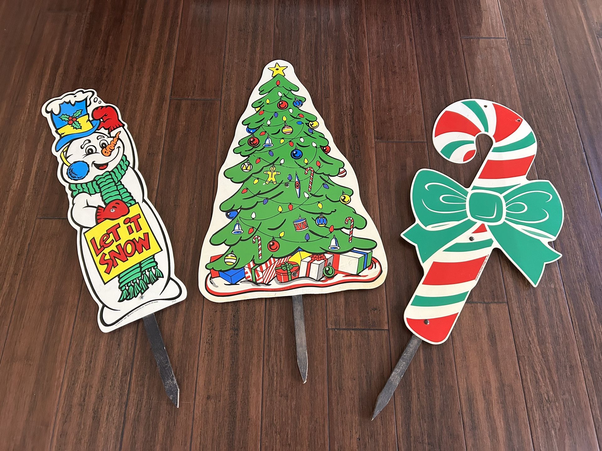 Yard Stake Decor - Holiday / Winter Themes $20 each