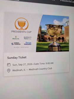 Two tickets to the President's Cup Windy City Suite