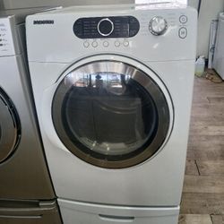 Samsung Frond Load Gas Dryer Digital Auto Sensing Dry Super Large Capacity In Excellent Condition 