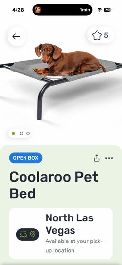 Coolaroo pet bed