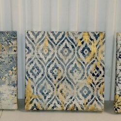 Set of 3 Decorative Tiles