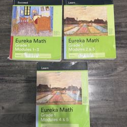 Eureka Math Workbooks 1st Grade $15 All Bc Writing In Them (pencil) 