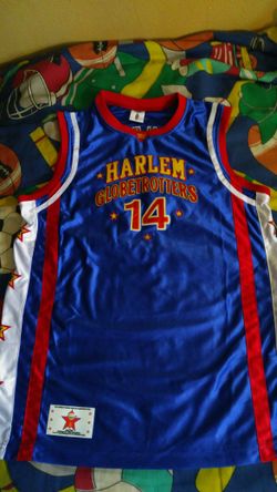 HARLEM GLOBETROTTERS JERSEY SIZE SMALL ADULT