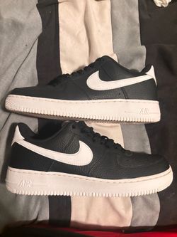 Nike Air Force 1 Black & White “Tumbled”