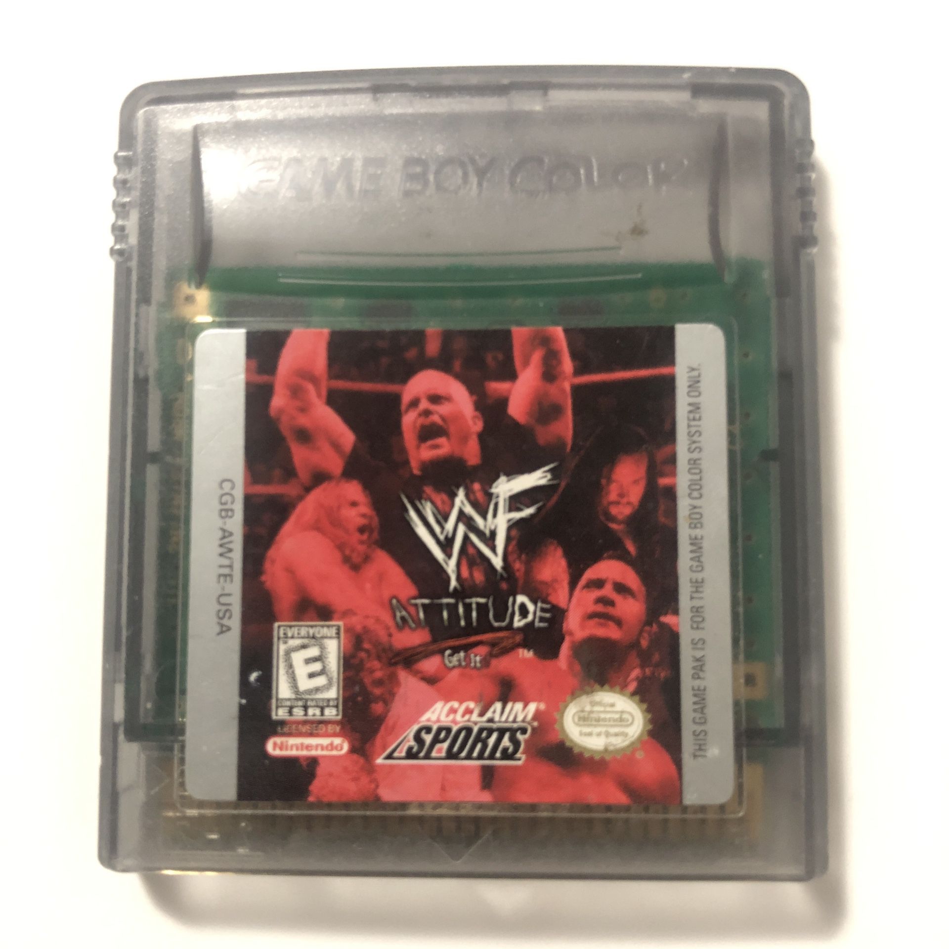 WWF Attitude For The Gameboy Color / Gameboy Advanced