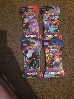 Pokemon unified minds sleeve booster packs
