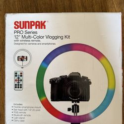 Sunpak 12'' Portable Vlogging Kit