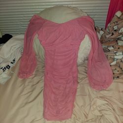 Pink Homecoming Casual Zip Up Dress