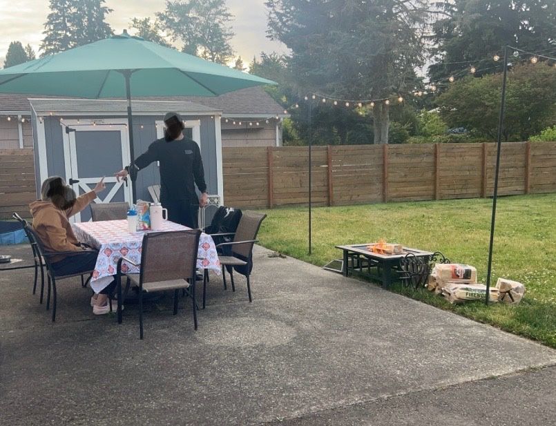 Full Patio Set - Table, Chairs, Umbrella