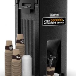 Insulated Beverage Dispenser 5 Gallon-Hot and Cold Drink Container with Handles