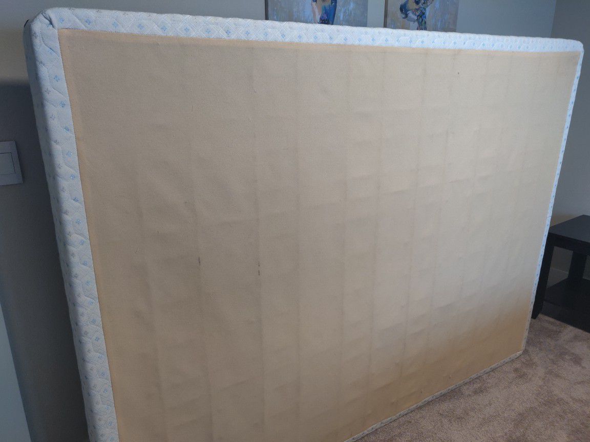 Queen size boxspring and Frame