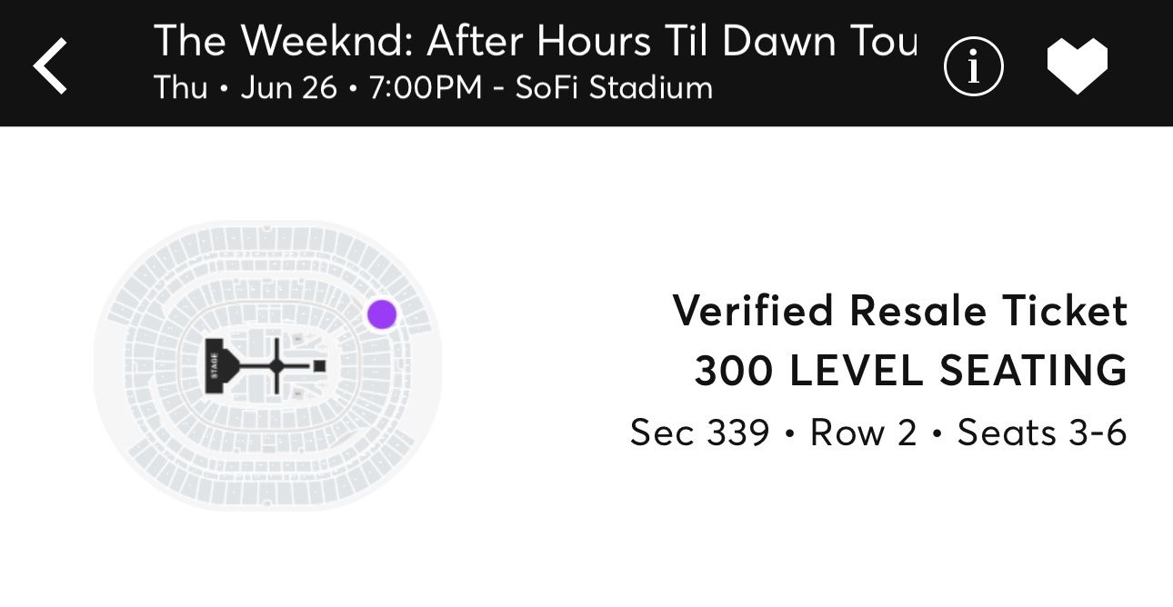 The Weeknd Tour Tickets