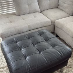 Leather Coffee Table 