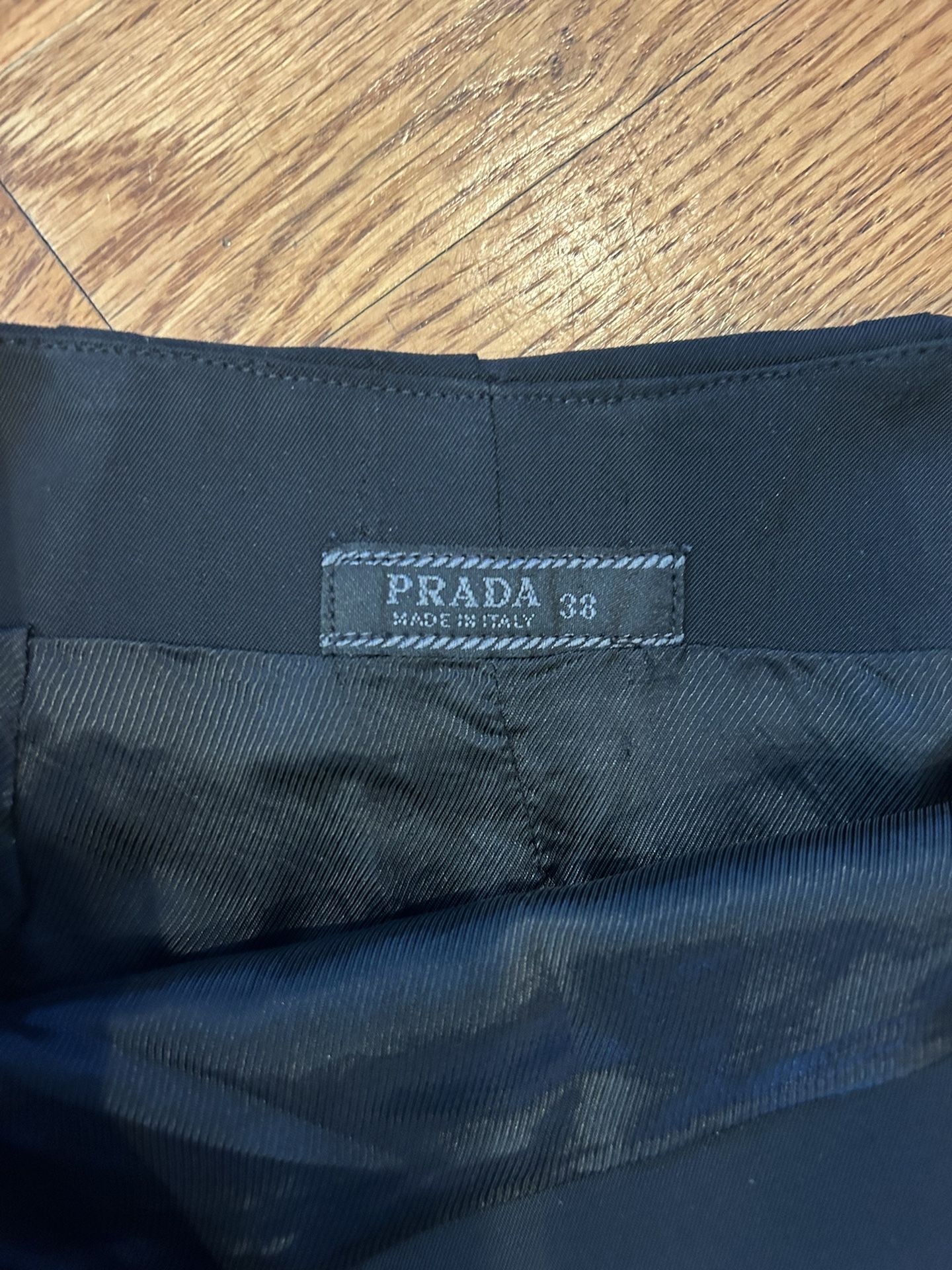 Prada Black Pencil Skirt