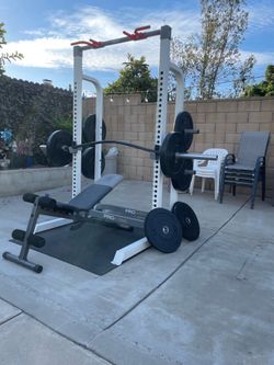 Squad rack and bench Squad press💪🏼