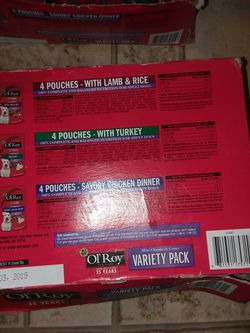 Ol roy clearance dog food pouches