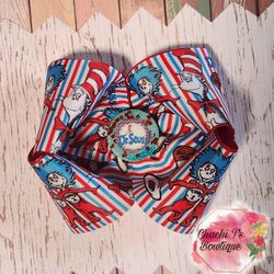 Jumbo Dr Seuss Boutique Bow 