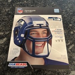 Seattle Seahawks FanHeads Wearable Cardboard Helmet Officially Licensed NFL Authentic Hologram RARE