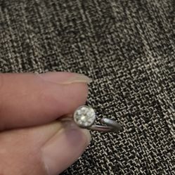 Diamond Belly Button Ring 