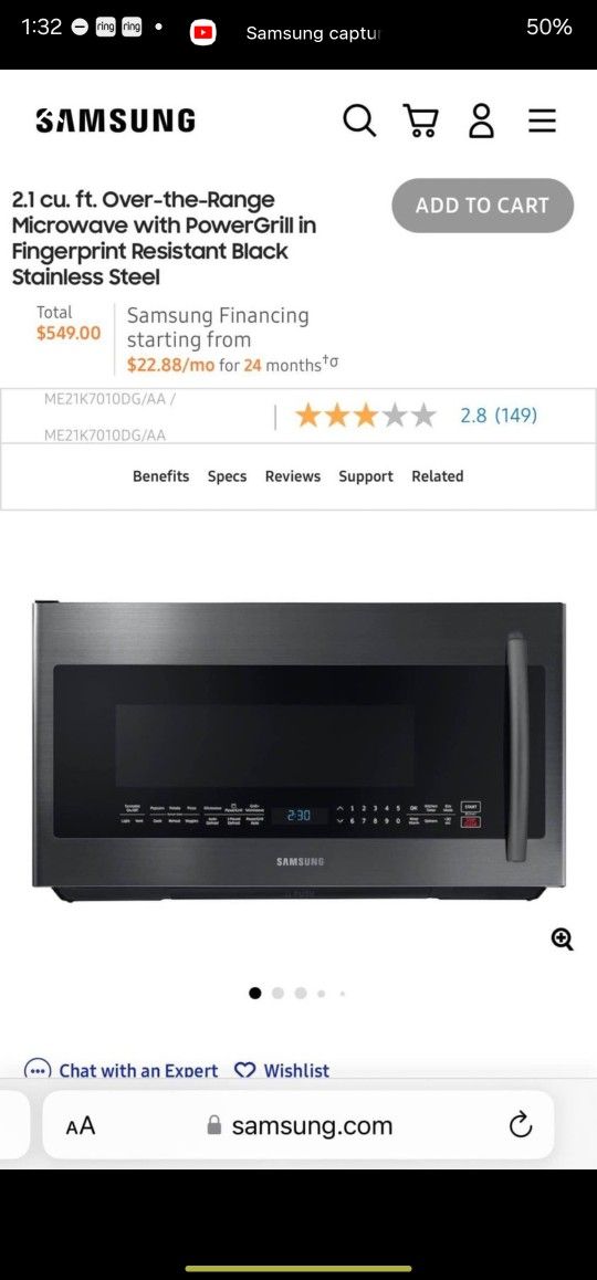 Samsung Microwave