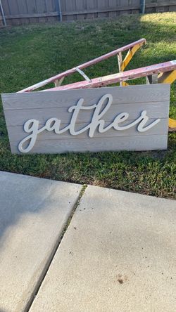 Frame for kitchen, dining or living room area