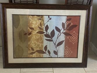 47”W x 35” H Framed Wall Art