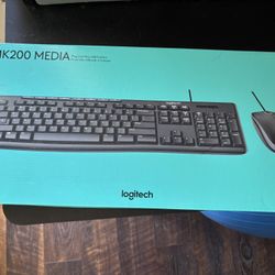 Logitech Wired Keyboard And Mouse Combo
