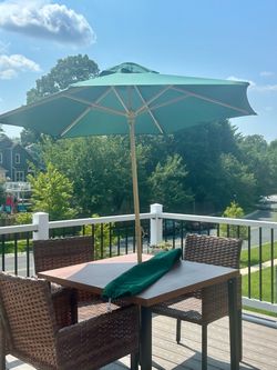 Green Patio Umbrella