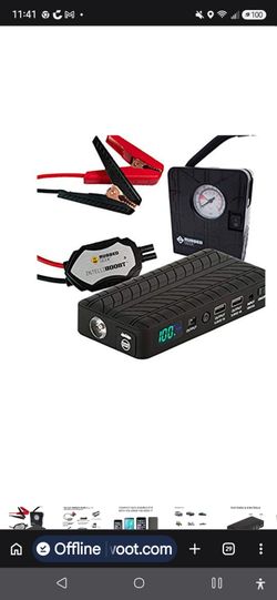 1000 watt portable  jump  stater with air compressor