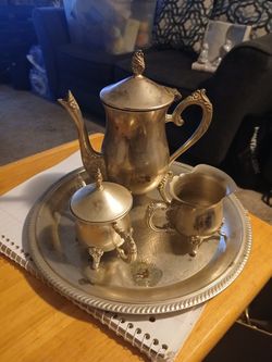 Vintage  Silver Plated Coffee Or Tea Serving Set