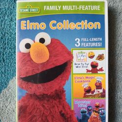 Sesame Street: Elmo Collection - Triple Feature - DVD (2017) Excellent Condition