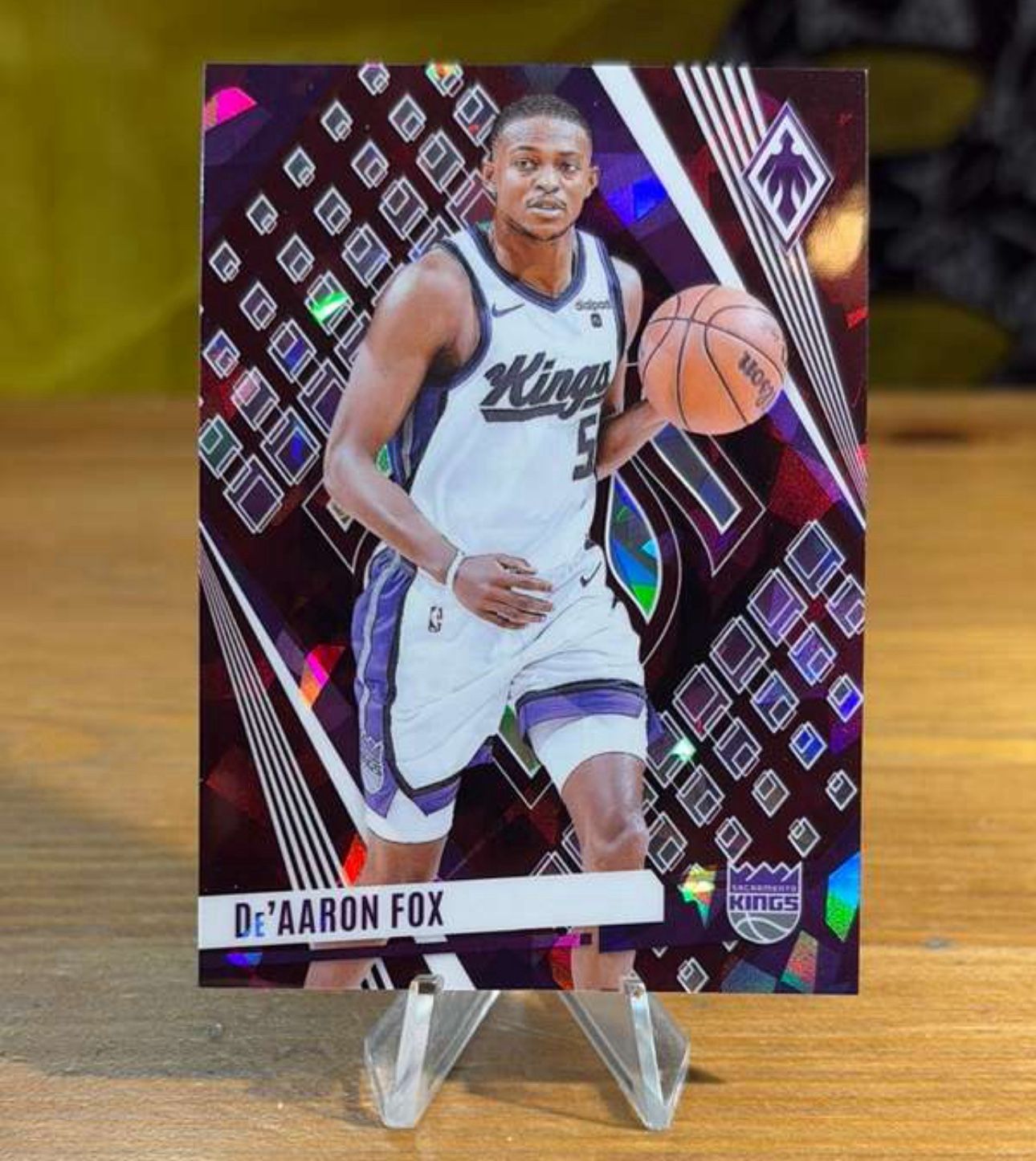 De'Aaron Fox 2023-24 Panini Phoenix - Phoenix Maroon Ice